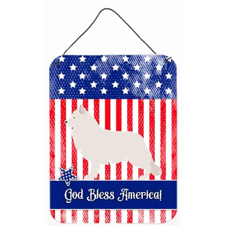 Carolines Treasures Berger Blanc Suisse American Wall or Door Hanging Prints BB8373DS1216